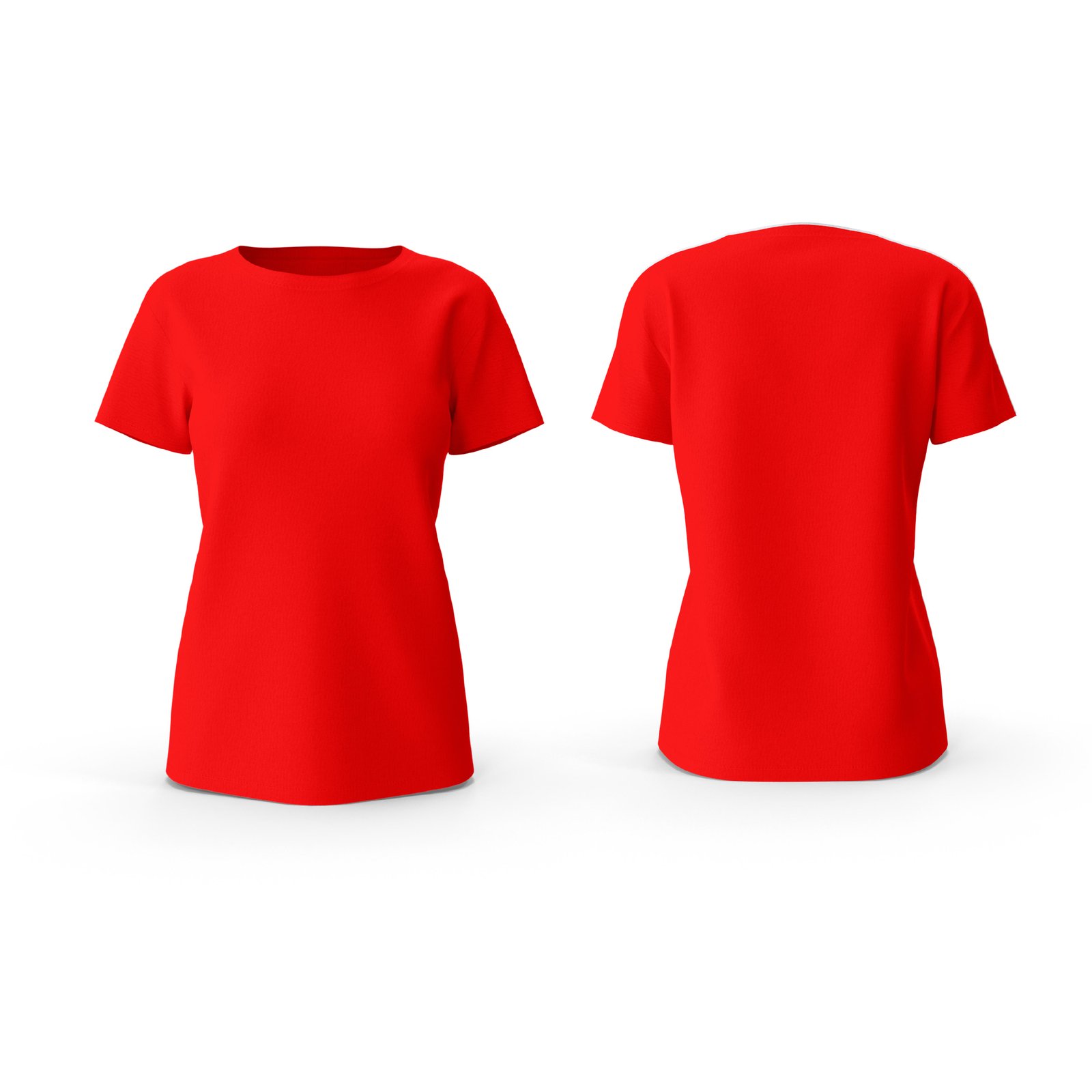 Women short sleeve and crew neck T-shirt 
